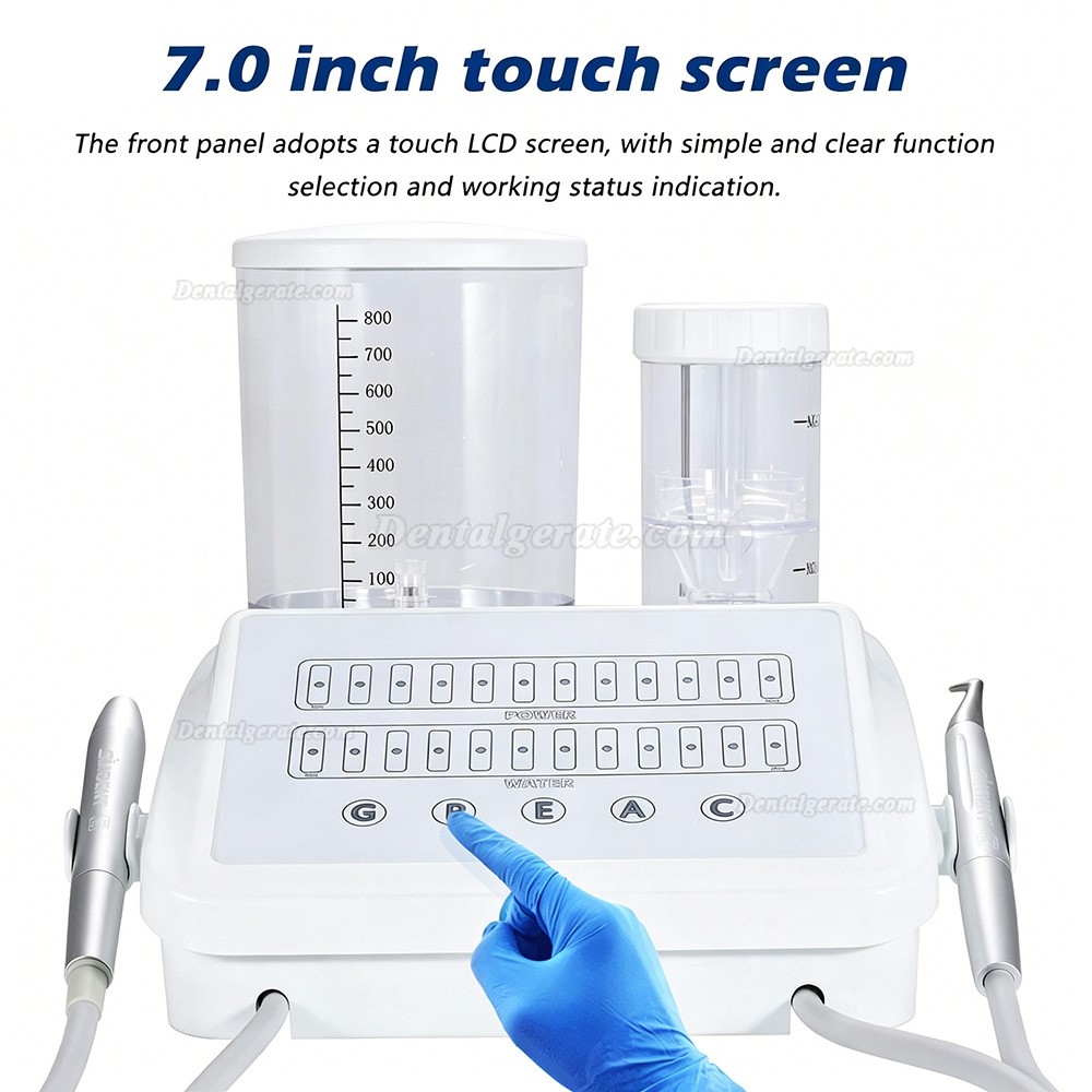 Dentales Ultraschall Scaler und Pulverstrahlger&auml;t 2-in-1 System PerioJet Pro, G+P+E+A+C-Modus